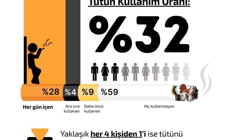 Türkiye OECD Ülkeleri Arasında Günlük Tütün Kullanım Oranında Birinci