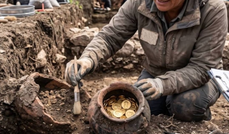 Almanya’da amatör bir arkeoloğun bulduğu 934 Roma sikkesi müzede sergileniyor