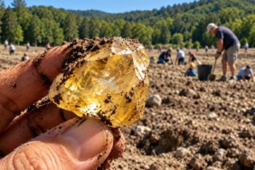 ABD'deki Crater of Diamonds Parkı'nda Ziyaretçilerin Bulduğu Değerli Taşlar Dikkat Çekiyor